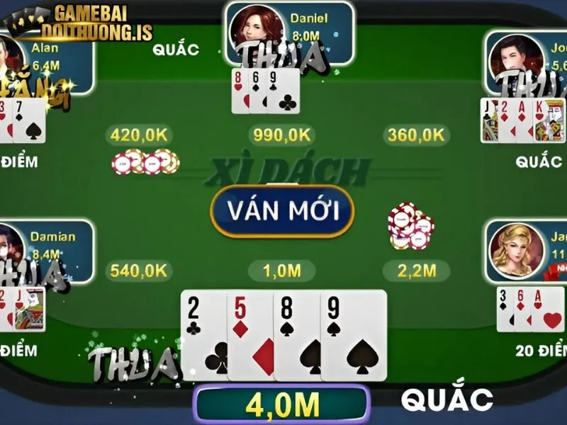 Cách chia bài cho cược thủ trong ván 