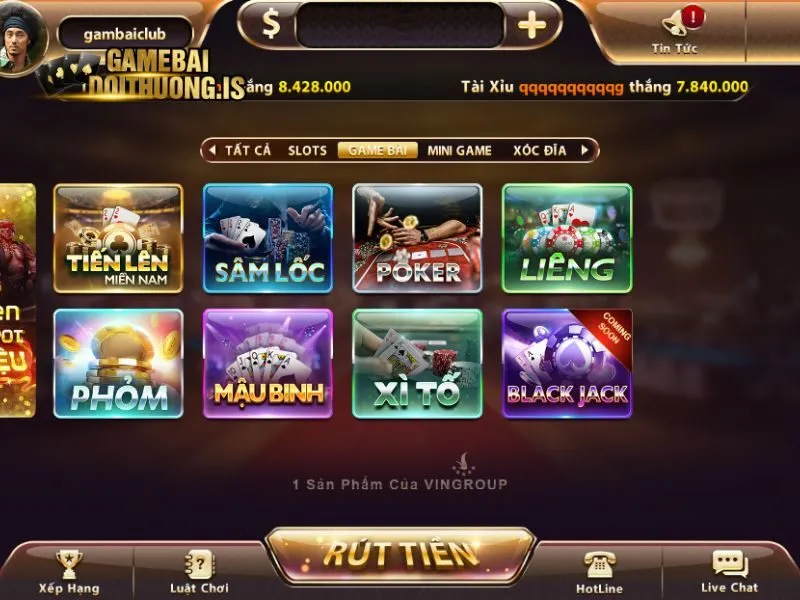 Chọn chơi Poker tại sảnh game bài của VIN