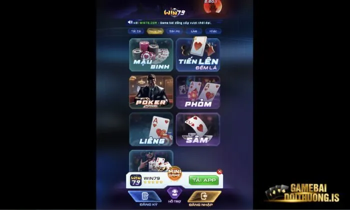 Cổng game bài đổi thưởng Win79 đem đến những trải nghiệm hấp dẫn cho người chơi