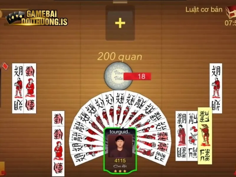 Giao diện chính của tựa game chắn 789Club 