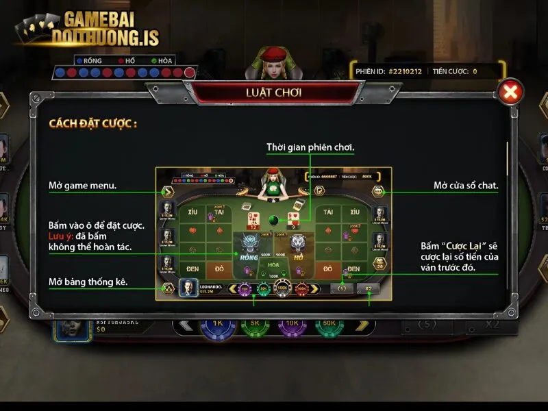 Hướng dẫn chi tiết cách tham gia ván chơi 