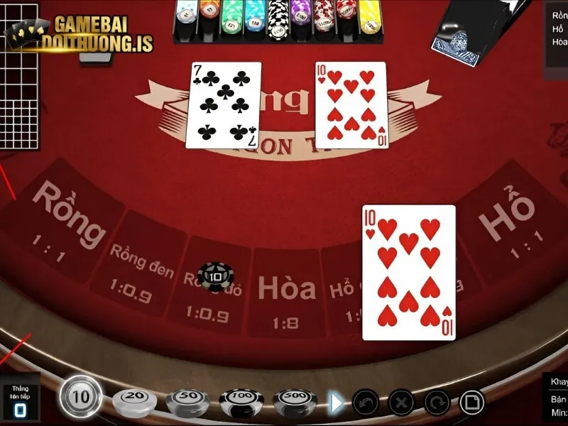 Luật chia các lá bài trong ván cược 