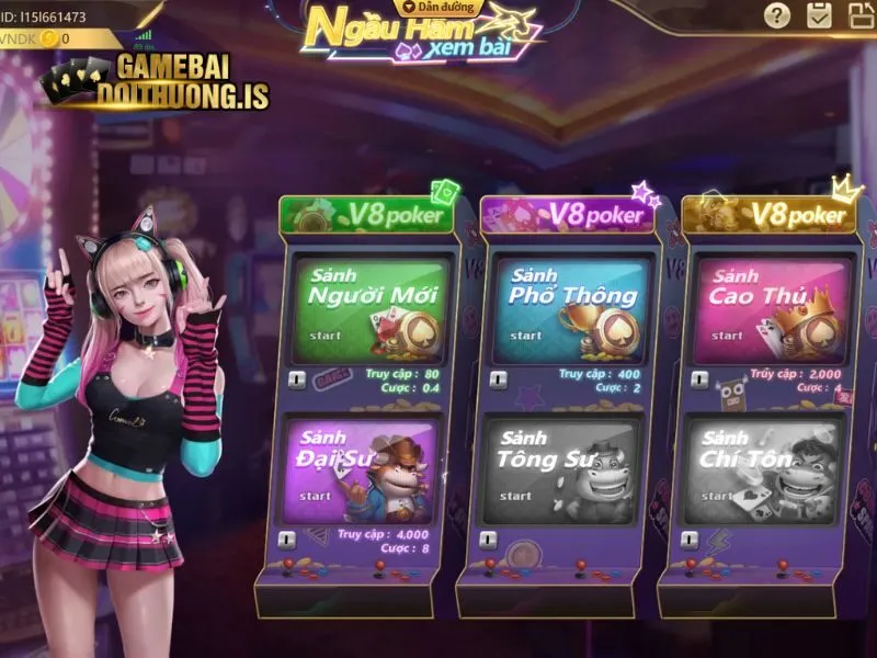 Nhiều bàn chơi ngầu hầm VIN để lựa chọn