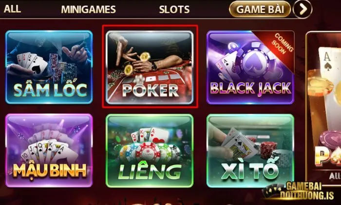 Trải nghiệm đánh bài Poker đẳng cấp tại cổng game Zowin