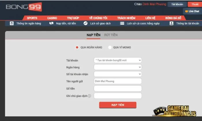 Đảm bảo mọi giao dịch tài chính qua Bong99 đều hợp pháp