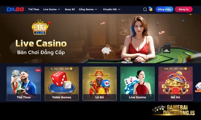 Cổng game bài đổi thưởng Da88 là nền tảng cá cược trực tuyến toàn diện