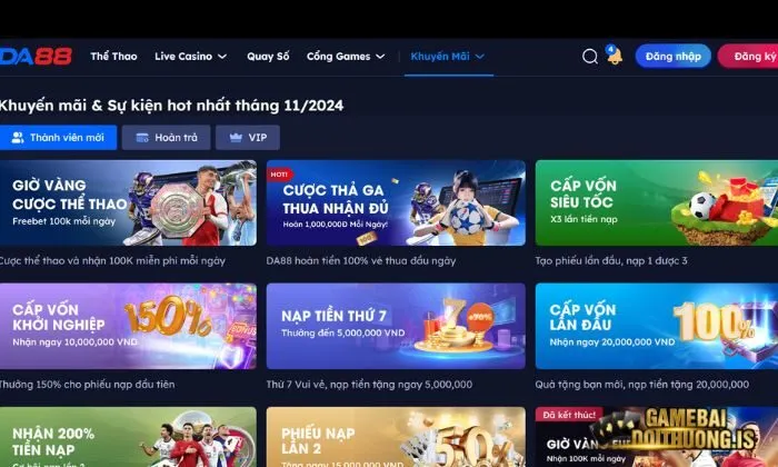 Ngập tràn khuyến mãi hấp dẫn cho tân thủ