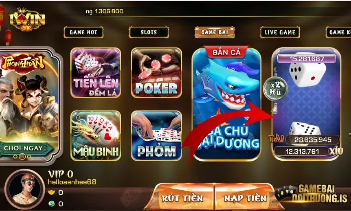 Tài xỉu Iwinclub là một hiện tượng game đình đám