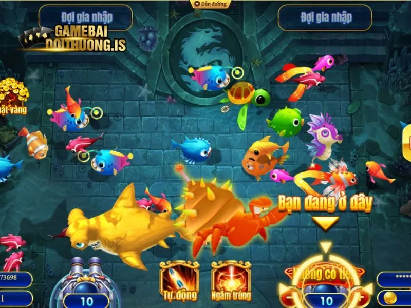 Tiêu diệt mục tiêu là nhận thưởng ngay lập tức với bắn cá RIKVIP