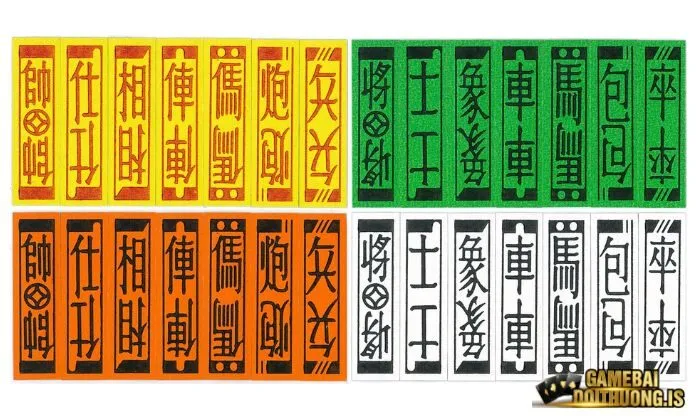 Toàn bộ những lá bài của tứ sắc mà người chơi cần ghi nhớ 