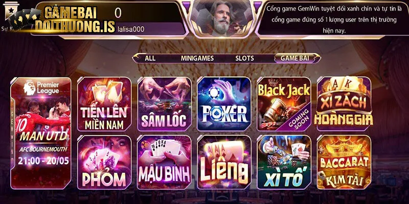 Đa dạng các thể loại game bài hấp dẫn